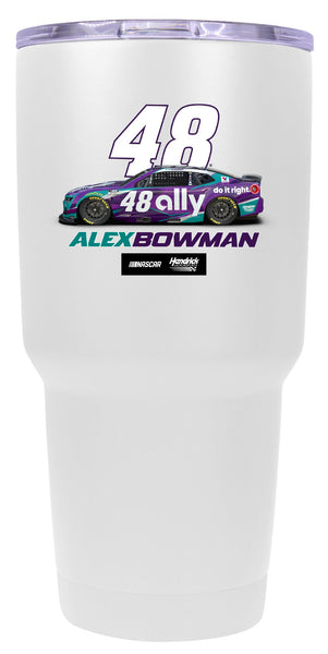 Alex Bowman #48 Nascar Offic. Licensed 24 oz Insulated Stainless Steel Tumbler