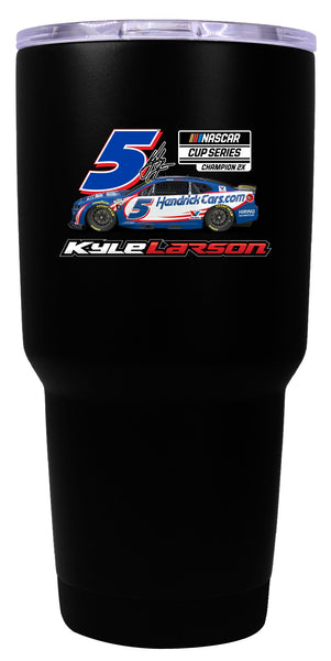Kyle Larson 2X Champ #5 Nascar Offic. Licensed 24 oz Insulated Stainless Steel Tumbler