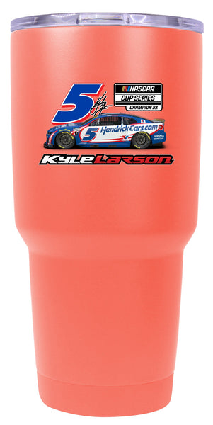 Kyle Larson 2X Champ #5 Nascar Offic. Licensed 24 oz Insulated Stainless Steel Tumbler
