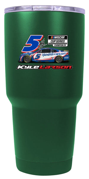 Kyle Larson 2X Champ #5 Nascar Offic. Licensed 24 oz Insulated Stainless Steel Tumbler