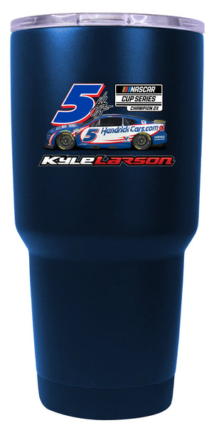 Kyle Larson 2X Champ #5 Nascar Offic. Licensed 24 oz Insulated Stainless Steel Tumbler