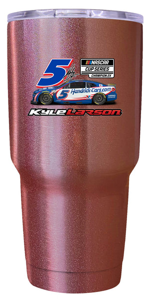 Kyle Larson 2X Champ #5 Nascar Offic. Licensed 24 oz Insulated Stainless Steel Tumbler