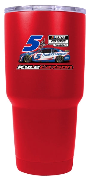 Kyle Larson 2X Champ #5 Nascar Offic. Licensed 24 oz Insulated Stainless Steel Tumbler