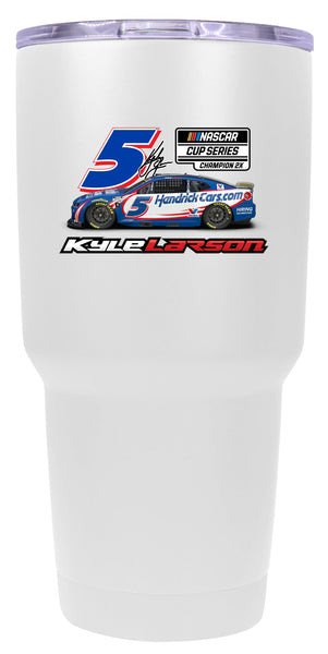 Kyle Larson 2X Champ #5 Nascar Offic. Licensed 24 oz Insulated Stainless Steel Tumbler