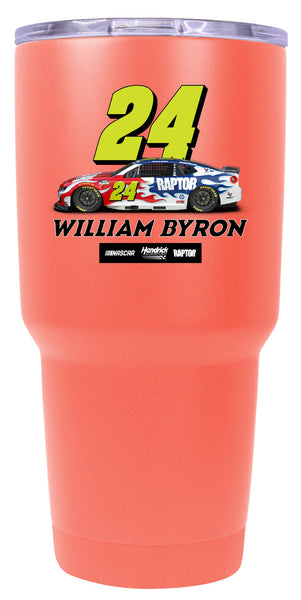 William Byron #24 Nascar Offic. Licensed 24 oz Insulated Stainless Steel Tumbler