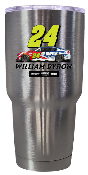William Byron #24 Nascar Offic. Licensed 24 oz Insulated Stainless Steel Tumbler