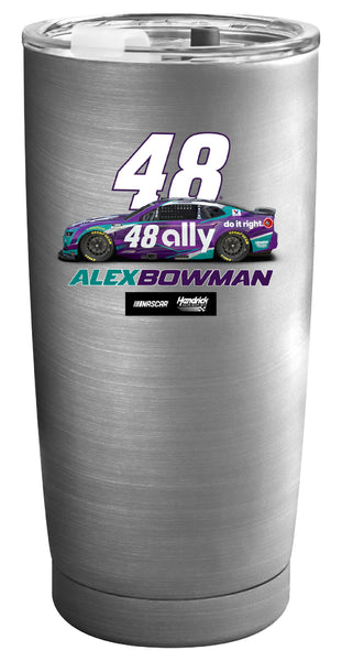 Alex Bowman #48 Nascar Offic. Licensed 16 oz Insulated Stainless Steel Tumbler