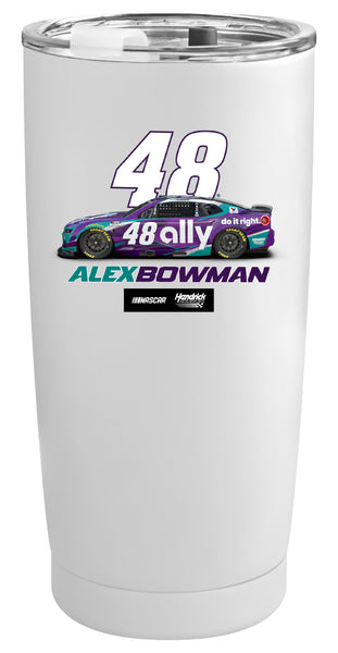 Alex Bowman #48 Nascar Offic. Licensed 16 oz Insulated Stainless Steel Tumbler