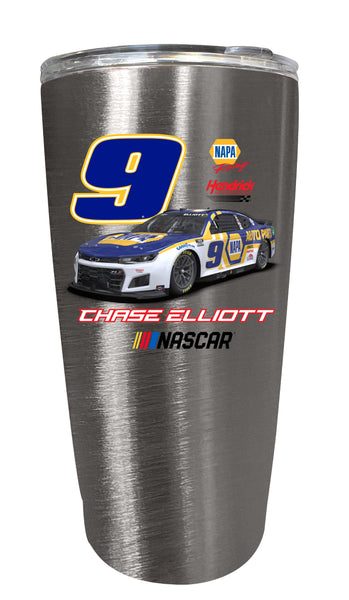 #9 Chase Elliott Officially Licensed 16oz Stainless Steel Tumbler Car Design