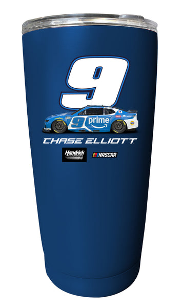 Nascar #9 Chase Elliott 16 oz Insulated Stainless Steel Tumbler Officially Licensed