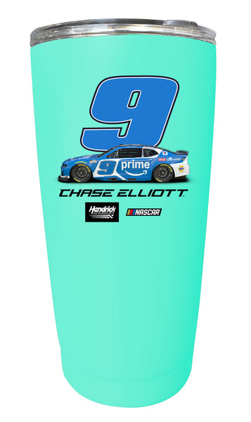 Nascar #9 Chase Elliott 16 oz Insulated Stainless Steel Tumbler Officially Licensed