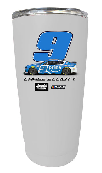 Nascar #9 Chase Elliott 16 oz Insulated Stainless Steel Tumbler Officially Licensed