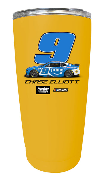 Nascar #9 Chase Elliott 16 oz Insulated Stainless Steel Tumbler Officially Licensed