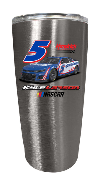#5 Kyle Larson Officially Licensed 16oz Stainless Steel Tumbler Car Design Stainless Steel