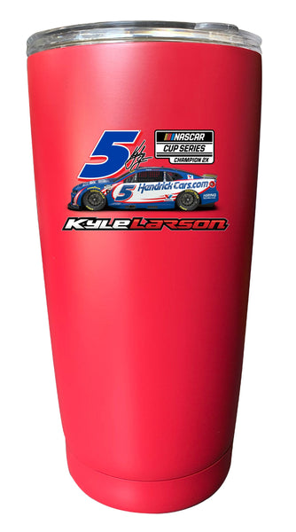 Kyle Larson 2X Champ #5 Nascar Offic. Licensed 16 oz Insulated Stainless Steel Tumbler