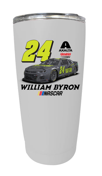 #24 William Byron Officially Licensed 16oz Stainless Steel Tumbler Car Design