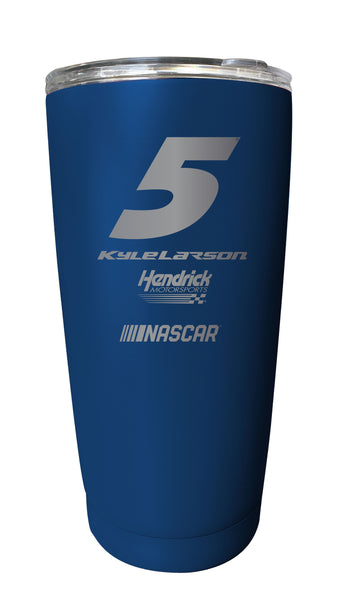 Kyle Larson NASCAR #5 Etched 16 oz Stainless Steel Tumbler