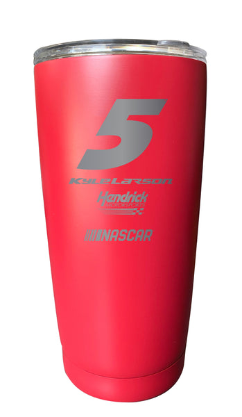 Kyle Larson NASCAR #5 Etched 16 oz Stainless Steel Tumbler