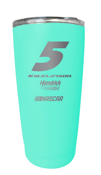 Kyle Larson NASCAR #5 Etched 16 oz Stainless Steel Tumbler