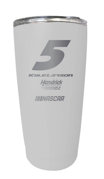 Kyle Larson NASCAR #5 Etched 16 oz Stainless Steel Tumbler