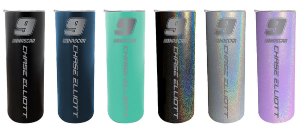 NASCAR #9 Chase Elliot 20 oz Insulated Stainless Steel Skinny Tumbler