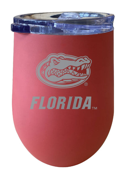 Florida Gators 12 oz Engraved Insulated Wine Stainless Steel Tumbler Officially Licensed Collegiate Product