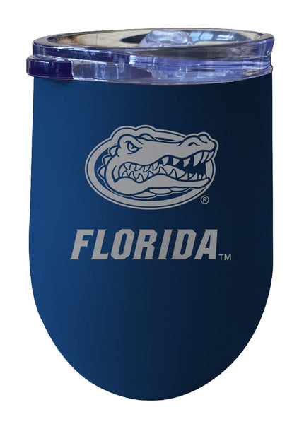 Florida Gators 12 oz Engraved Insulated Wine Stainless Steel Tumbler Officially Licensed Collegiate Product
