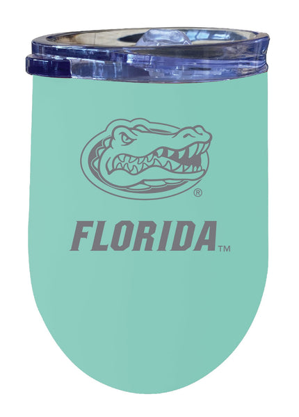 Florida Gators 12 oz Engraved Insulated Wine Stainless Steel Tumbler Officially Licensed Collegiate Product