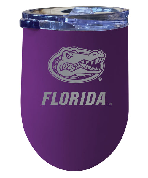 Florida Gators 12oz Laser Etched Insulated Wine Stainless Steel Tumbler