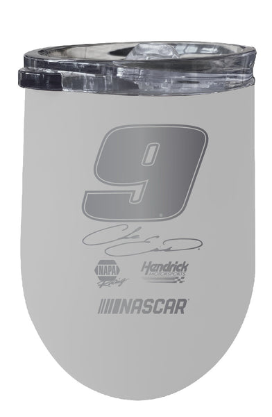 Chase Elliott #9 NASCAR Cup Series 12 oz Etched Insulated Stainless Steel Tumbler