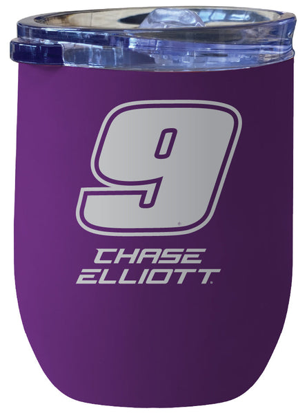 Nascar #9 Chase Elliott 12 oz Engraved Insulated Wine Stainless Steel Tumbler