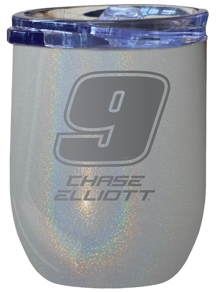 Nascar #9 Chase Elliott 12 oz Engraved Insulated Wine Stainless Steel Tumbler