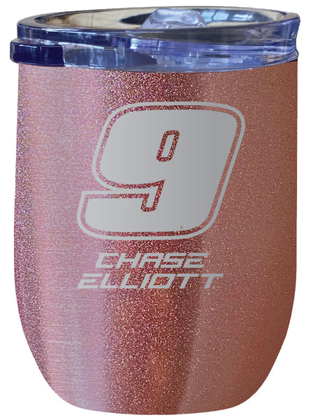 Nascar #9 Chase Elliott 12 oz Engraved Insulated Wine Stainless Steel Tumbler