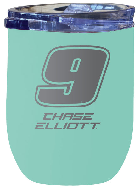 Nascar #9 Chase Elliott 12 oz Engraved Insulated Wine Stainless Steel Tumbler
