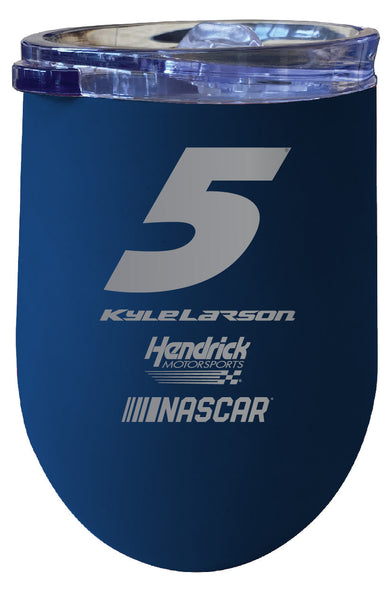 Kyle Larson NASCAR #5 12 oz Etched Insulated Wine Tumbler