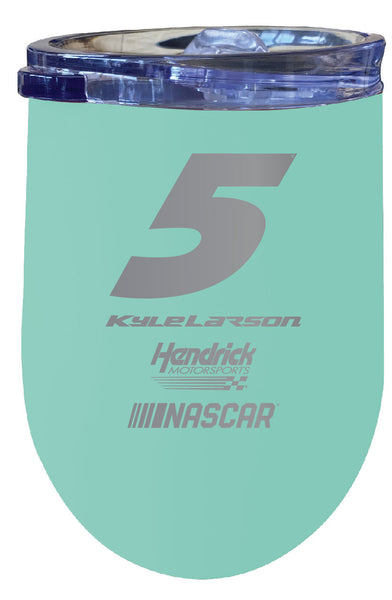 Kyle Larson NASCAR #5 12 oz Etched Insulated Wine Tumbler