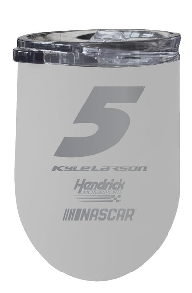 Kyle Larson NASCAR #5 12 oz Etched Insulated Wine Tumbler