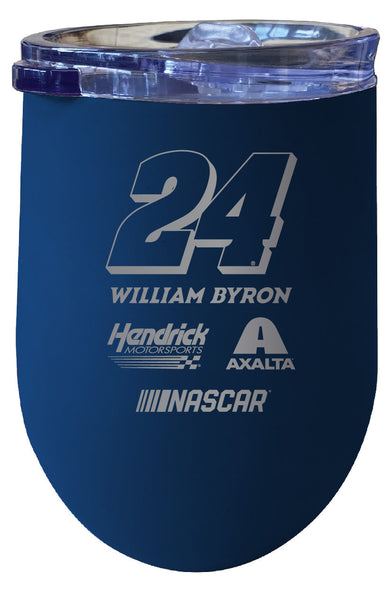 William Byron NASCAR #24 12 oz Etched Insulated Wine Tumbler