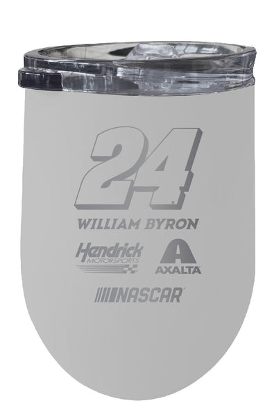 William Byron NASCAR #24 12 oz Etched Insulated Wine Tumbler