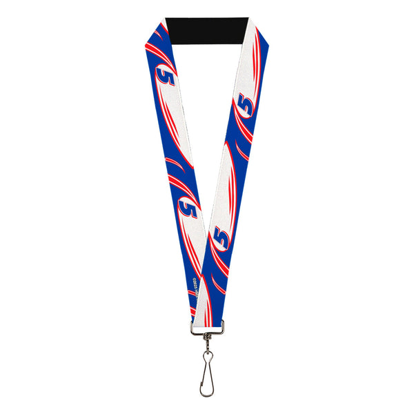 Lanyard - 1.0" - Kyle Larson #5 Car Scheme White/Blue/Red
