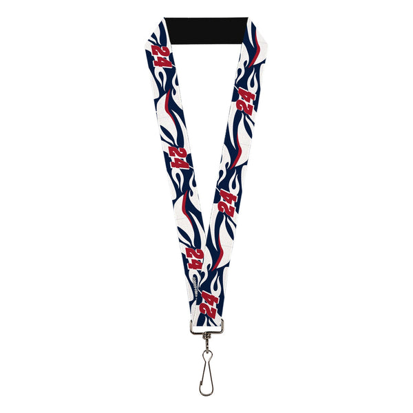 Lanyard - 1.0" - William Byron #24 Car Scheme White/Red/Blue