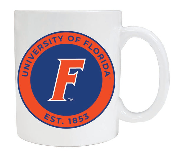Florida Gators 12 oz Ceramic Coffee Mug Circle Design Officially Licensed Collegiate Product