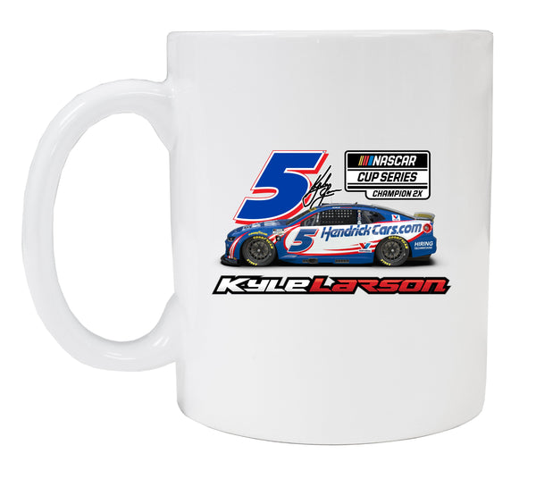 Kyle Larson 2X Champ #5 Nascar Offic. Licensed 12 oz Ceramic Coffee Mug