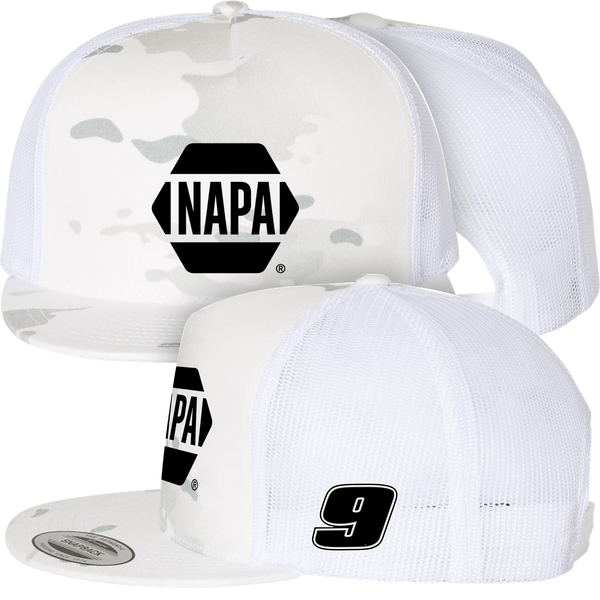 WHITE NAPA CAMO HAT