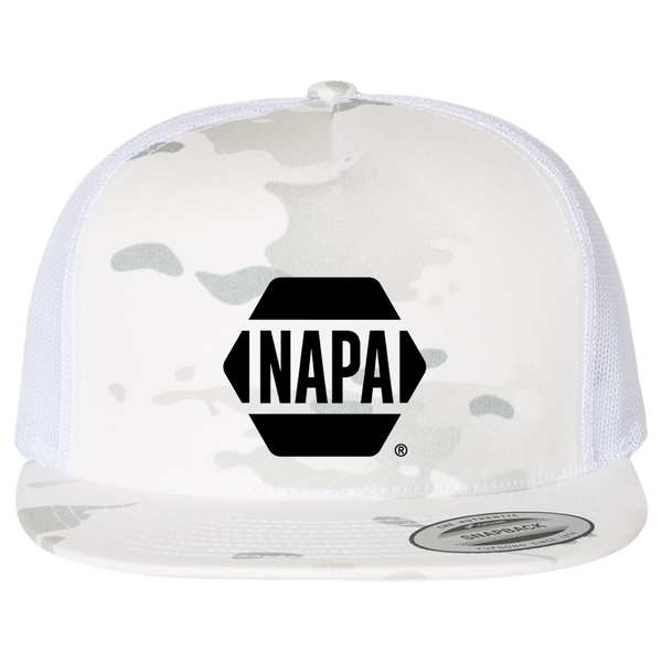 WHITE NAPA CAMO HAT
