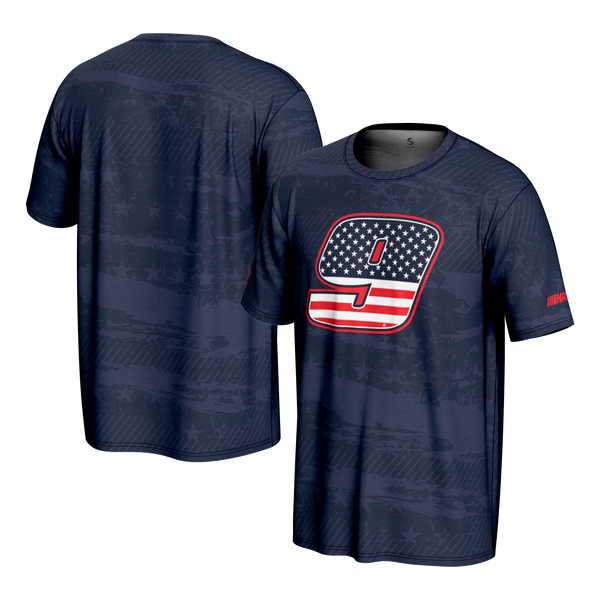 *PRE-ORDER* PATRIOTIC 9 SUBLIMATED TEE