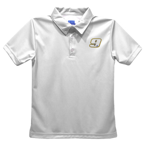 Chase Elliott Vive La Fete Solid Polo - White
