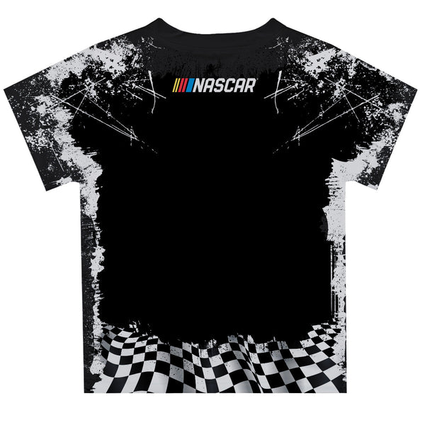 Chase Elliott Vive La Fete Checkered Racing Car T-Shirt - Black