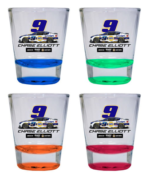 Chase Elliott - NAPA #9 Nascar Offic. Licensed 2 oz Round Shot Glass
