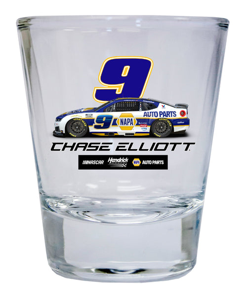 Chase Elliott - NAPA #9 Nascar Offic. Licensed 2 oz Round Shot Glass